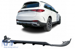 Rear Bumper Extension Splitter suitable for Mercedes GLC-Class X254 SUV Sport Line (2022-2027) All Black