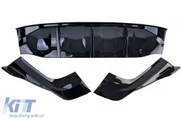Rear Bumper Extension Splitter suitable for Mercedes GLC Coupe C254 Sport Line (2022-2027) All Black-image-6278437