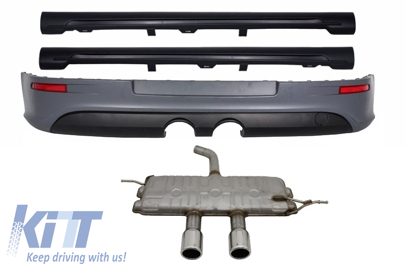 Rear Bumper Extension suitable for VW Golf 5 V (2003-2007) R32 Look