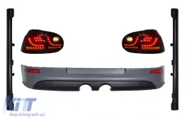 image-75-Rear Bumper Extension with Taillights LED Smoke Black and Side Skirts suitable for VW Golf 5 V (2003-2007) R32 Look