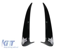 image-76-Rear Bumper Flaps Side Fins Flics suitable for Mercedes C Class W205 (2014-2020) Piano Black