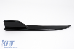Rear Bumper Flaps Side Fins Flics suitable for BMW 3 Series F30 F31 (2011-2019) Piano Black-image-6100495