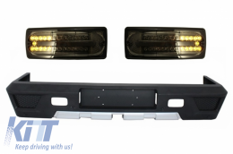 Rear Bumper Led Taillights Smoked suitable for MERCEDES Benz W463 G-Class (1989-2017) G63 G65 Design - CORBMBW463AMG463B