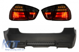 image-35-Rear Bumper M3 Design without PDC LED Taillights Red/Smoke suitable for BMW 3 Series E90 2005-2008