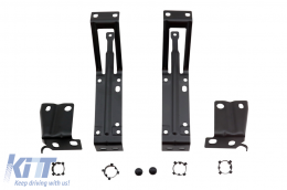 Rear Bumper Metal suitable for Jeep Wrangler JL (2018-Up) 10th Anniversary Hard Rock Style-image-6085252