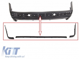 Rear Bumper Panels Trims Moldings suitable for BMW E36 M3 (1992-1998)-image-6011050