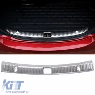 image-26-Rear Bumper Protector Inside Boot Suitable for Mercedes-Benz C-Class W205 14-21 Sedan Steel