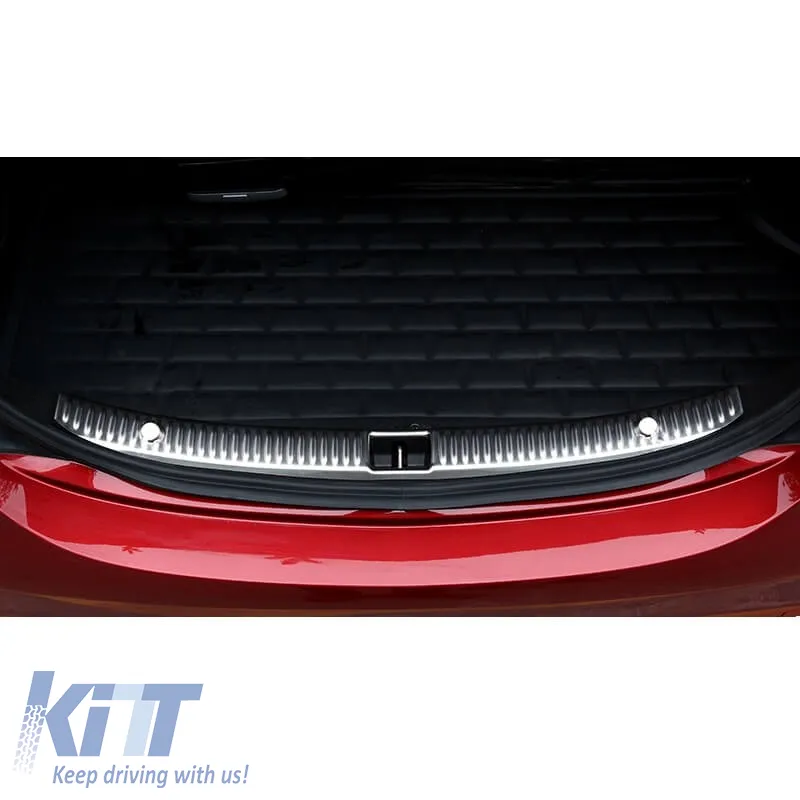 Rear Bumper Protector Inside Boot Suitable for Mercedes-Benz C-Class W205 14-21 Sedan Steel