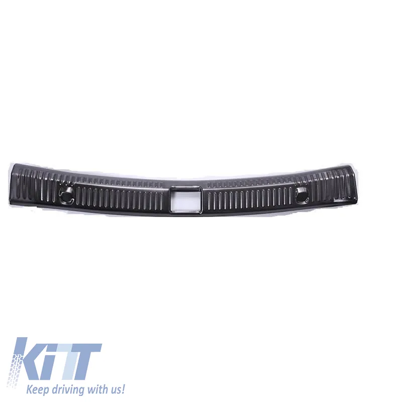 Rear Bumper Protector Inside Boot Suitable for Mercedes-Benz E-Class W213 16+ Steel Black