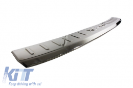Rear Bumper Protector Sill Plate Foot Plate Aluminum Cover suitable for VOLVO XC60 (2009-2012) R-Design-image-5990812