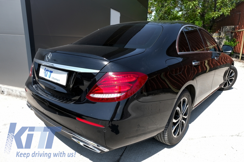 Carbon Avisa 2/46018 Rear Bumper Protector Mercedes E-Class W213 Sedan 2016-Red-Black Carbon Avisa 2/46018 Rear Bumper Protector Mercedes E-Class W213 Sedan 2016-Red-Black