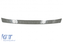 image-40-Rear Bumper Protector Sill Plate Foot Plate Aluminum Cover suitable for VW Golf 8 Hatchback (2020-Up)