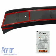Rear Bumper Protector suitable for BMW 3 F30 2011-2019 Sedan from ABS Plastic Black-image-6305697