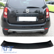 Rear Bumper Protector suitable for Dacia Duster 2010-2017 from ABS plastic black