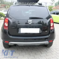 Rear Bumper Protector suitable for Dacia Duster 2010-2017 from ABS plastic black-image-6305725