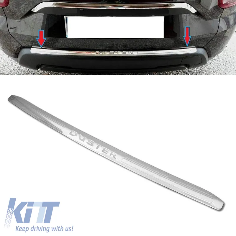 Rear Bumper Protector suitable for Dacia Duster 18+ "Wide Model" Steel