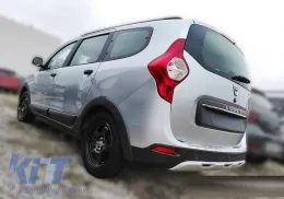 Rear Bumper Protector suitable for Dacia Lodgy 2012-2017 & 2017+ Steel-image-6314289