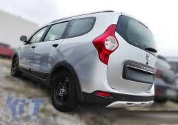 Rear Bumper Protector suitable for Dacia Lodgy 2012-2017 & 2017+ Steel-image-6315364