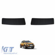 Rear Bumper Protector suitable for Dacia Sandero 2020+ from ABS plastic, black, 2 pieces
