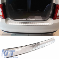 Rear Bumper Protector suitable for Fiat 500 3d 15+ Steel
