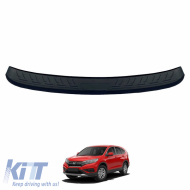 Rear Bumper Protector suitable for Honda CR-V 2013-2018 from ABS plastic black