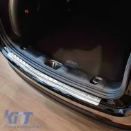 Rear Bumper Protector suitable for Jeep Compass II 17+ Steel-image-6299006