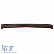 Rear Bumper Protector suitable for Mercedes-Benz Sprinter W906 2006-2018 / VW Crafter 2006-2017 from ABS Plastic Black
