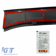 Rear Bumper Protector suitable for Mercedes-Benz Sprinter W906 2006-2018 / VW Crafter 2006-2017 from ABS Plastic Black
