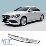 Rear Bumper Protector suitable for Mercedes-Benz CLA C118 19+ Sedan Steel-image-6311979