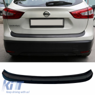 Rear Bumper Protector suitable for Nissan Qashqai J11 2014-2017 from ABS plastic black