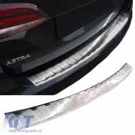 Rear Bumper Protector suitable for Opel Astra K 15+ Sports Tourer Steel - CGRRBO6036243