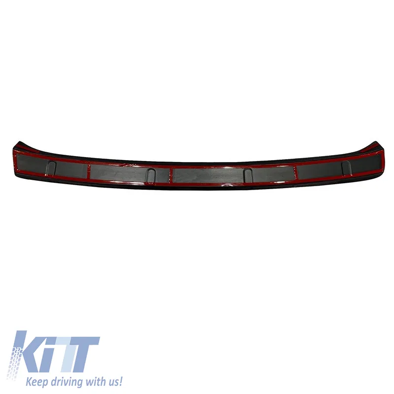 Rear Bumper Protector suitable for Renault Clio V 2020+ Hatchback from ABS Plastic Black