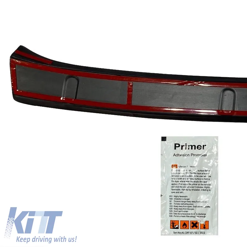 Rear Bumper Protector suitable for Renault Clio V 2020+ Hatchback from ABS Plastic Black