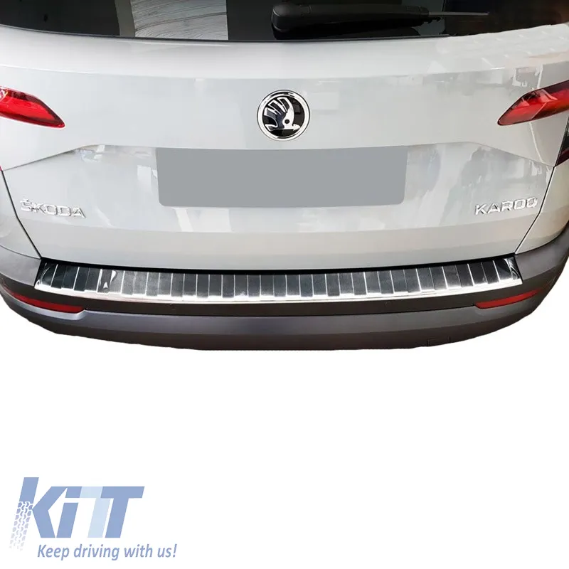 Rear Bumper Protector suitable for Skoda Karoq 17+ Steel