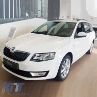 Rear Bumper Protector suitable for Skoda Octavia III (3) 5E 13-20 Caravan Black Steel-image-6299029