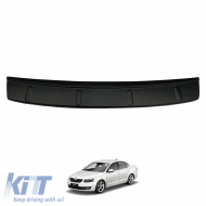 Rear Bumper Protector suitable for Skoda Octavia III (3) 5E 13-20 Sedan from ABS Plastic Black