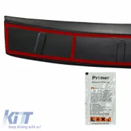 Rear Bumper Protector suitable for Skoda Octavia III (3) 5E 13-20 Sedan from ABS Plastic Black-image-6305708
