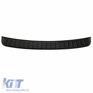 Rear Bumper Protector suitable for VW Caddy 2021+ from ABS plastic black-image-6305678