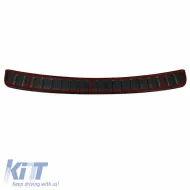 Rear Bumper Protector suitable for VW Caddy 2021+ from ABS plastic black-image-6305680