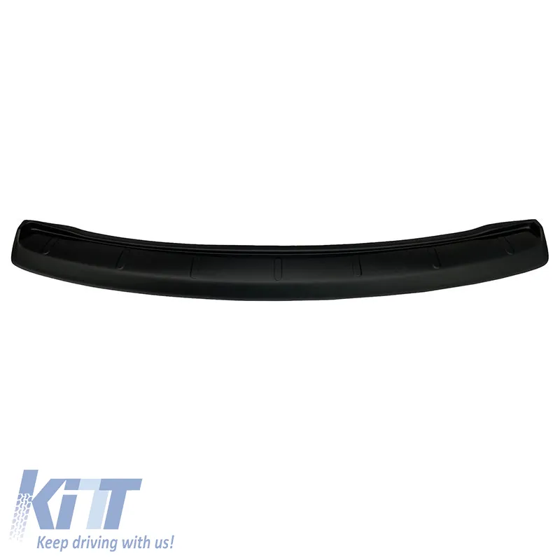 Rear Bumper Protector suitable for VW Caddy 2003-2015 from ABS plastic black