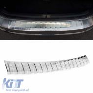 Rear Bumper Protector suitable for VW Passat B7 11-15 Kombi Steel