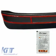 Rear Bumper Protector suitable for VW Passat B8 2015+ Sedan from ABS Plastic Black-image-6305675