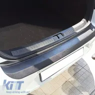 Rear Bumper Protector suitable for VW Passat B8 2015+ Sedan from ABS Plastic Black-image-6305676