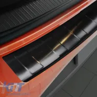 Rear Bumper Protector suitable for VW T-Roc 17+ Black Steel-image-6298906