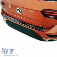 Rear Bumper Protector suitable for VW T-Roc 17+ Black Steel-image-6298908