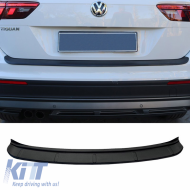 Rear Bumper Protector suitable for VW Tiguan mk2 2015+ From Abs Plastic Black