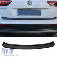 Rear Bumper Protector suitable for VW Tiguan mk2 2015+ From Abs Plastic Black-image-6305709