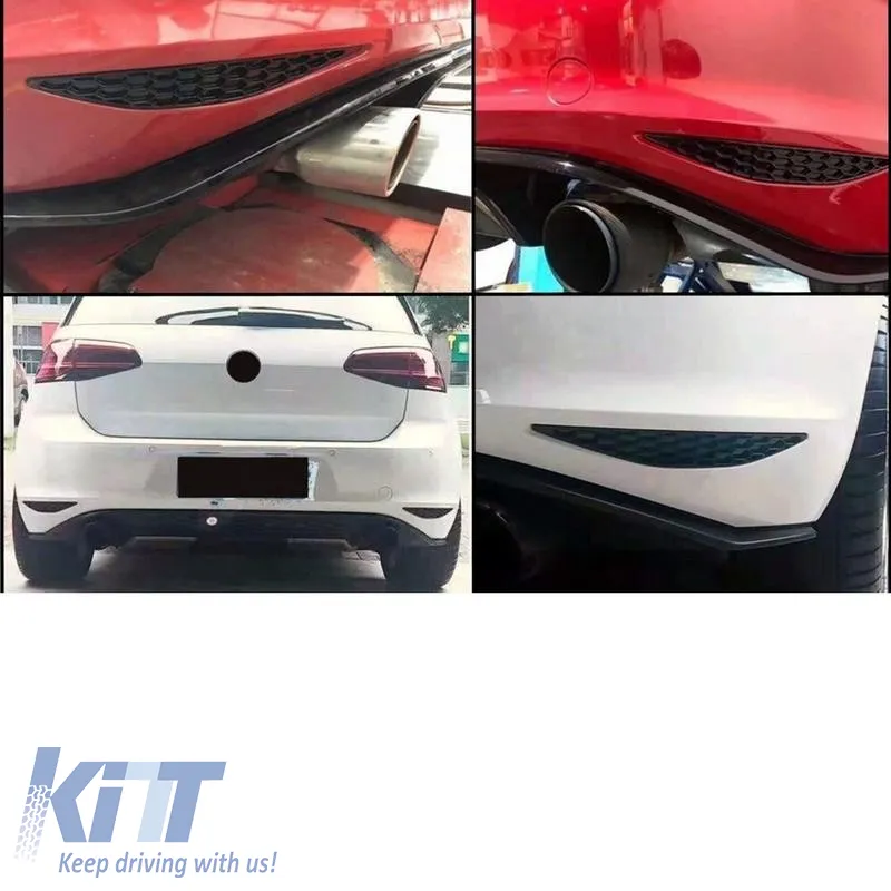 Rear bumper Reflectives Delete Kit suitable for VW Golf VII (7) 13-17 GTI Honeycomb 2 pcs
