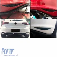 Rear bumper Reflectives Delete Kit suitable for VW Golf VII (7) 13-17 GTI Honeycomb 2 pcs-image-6313053