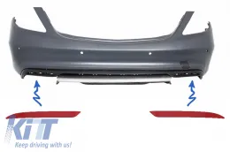 image-6-Rear Bumper Reflector suitable for Mercedes S-Class W222 GLE W166 C292 GLC 63 X253 C217 Design
